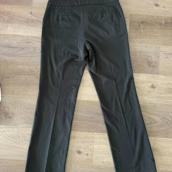 Talbots Signature Boot Olive Green work Pants slack trousers career office 8 - Picture 4 of 10